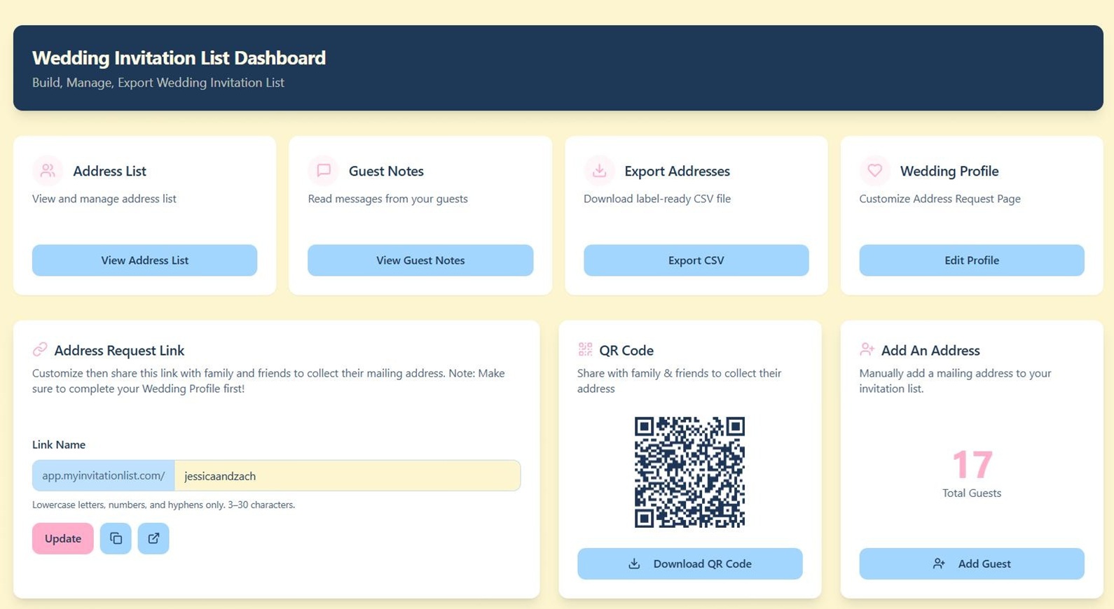 Build comprehensive checklists with sections and items